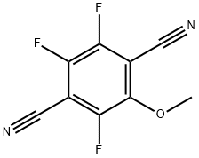 2,3,5-trifluoro-6-methoxyterephthalonitrile Struktur