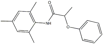 N-mesityl-2-phenoxypropanamide Struktur