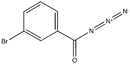 3-bromobenzoyl azide Struktur