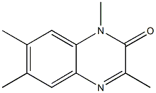 1,3,6,7-tetramethyl-2(1H)-quinoxalinone Struktur