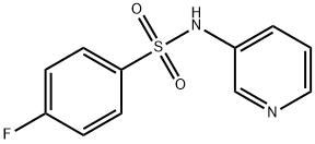 4-fluoro-N-(3-pyridinyl)benzenesulfonamide Struktur