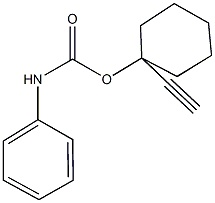 1-ethynylcyclohexyl phenylcarbamate Struktur