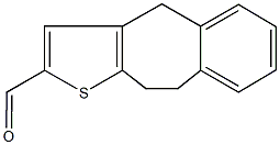 9,10-dihydro-4H-benzo[4,5]cyclohepta[1,2-b]thiophene-2-carbaldehyde Struktur