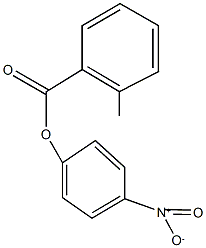 4-nitrophenyl 2-methylbenzoate Struktur