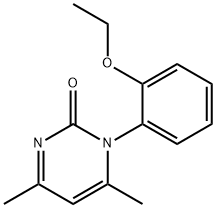 1-(2-ethoxyphenyl)-4,6-dimethyl-2(1H)-pyrimidinone Struktur