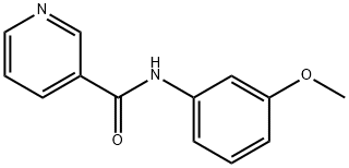 N-(3-methoxyphenyl)nicotinamide Struktur