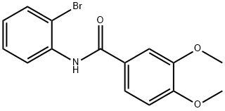 N-(2-bromophenyl)-3,4-dimethoxybenzamide Struktur