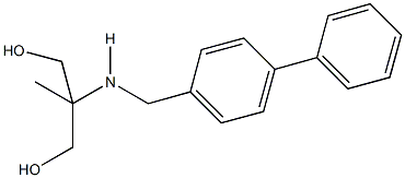 2-[([1,1'-biphenyl]-4-ylmethyl)amino]-2-methyl-1,3-propanediol Struktur