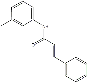 N-(3-methylphenyl)-3-phenylacrylamide Struktur