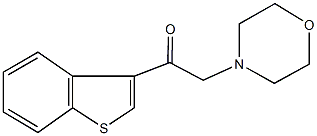 1-(1-benzothien-3-yl)-2-(4-morpholinyl)ethanone Struktur