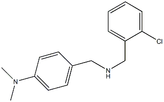 N-(2-chlorobenzyl)-N-[4-(dimethylamino)benzyl]amine Struktur