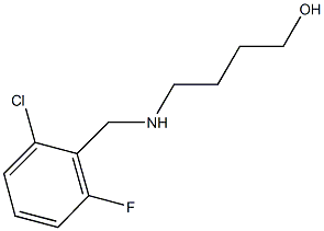 4-[(2-chloro-6-fluorobenzyl)amino]-1-butanol Struktur