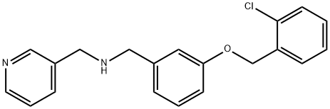 N-{3-[(2-chlorobenzyl)oxy]benzyl}-N-(3-pyridinylmethyl)amine Struktur