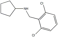 N-cyclopentyl-N-(2,6-dichlorobenzyl)amine Struktur