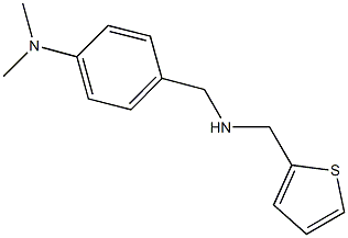 N-[4-(dimethylamino)benzyl]-N-(2-thienylmethyl)amine Struktur