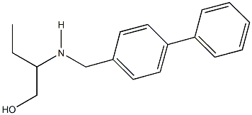 2-[([1,1'-biphenyl]-4-ylmethyl)amino]-1-butanol Struktur