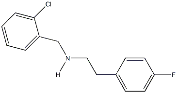 N-(2-chlorobenzyl)-N-[2-(4-fluorophenyl)ethyl]amine Struktur