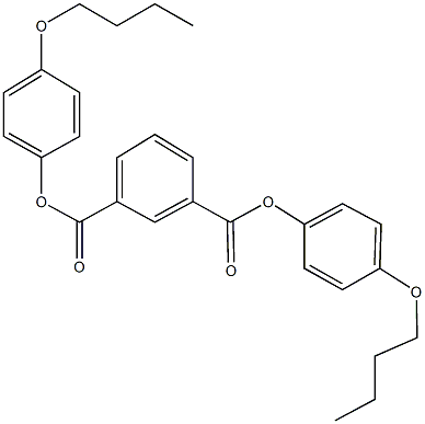 bis(4-butoxyphenyl) isophthalate Struktur