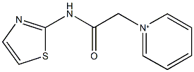 1-[2-oxo-2-(1,3-thiazol-2-ylamino)ethyl]pyridinium Struktur