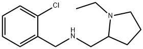 N-(2-chlorobenzyl)-N-[(1-ethyl-2-pyrrolidinyl)methyl]amine Struktur