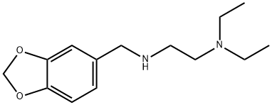 N-(1,3-benzodioxol-5-ylmethyl)-N-[2-(diethylamino)ethyl]amine Struktur