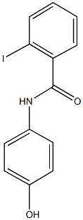 N-(4-hydroxyphenyl)-2-iodobenzamide Struktur