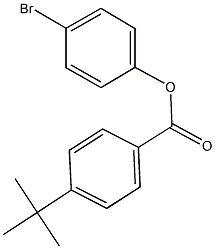 4-bromophenyl 4-tert-butylbenzoate Struktur