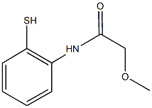 2-methoxy-N-(2-sulfanylphenyl)acetamide Struktur