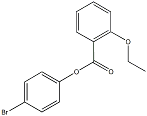 4-bromophenyl 2-ethoxybenzoate Struktur