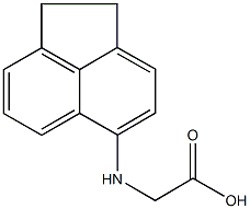 (1,2-dihydro-5-acenaphthylenylamino)acetic acid Struktur