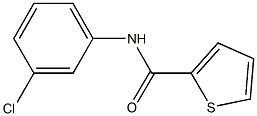 N-(3-chlorophenyl)-2-thiophenecarboxamide Struktur