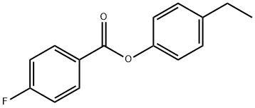 4-ethylphenyl 4-fluorobenzoate Struktur