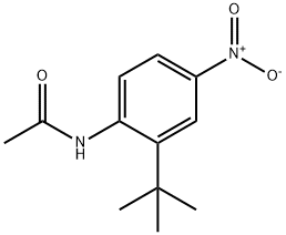 N-(2-tert-butyl-4-nitrophenyl)acetamide Struktur