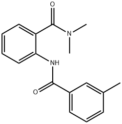 N,N-dimethyl-2-[(3-methylbenzoyl)amino]benzamide Struktur