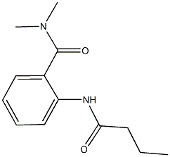 2-(butyrylamino)-N,N-dimethylbenzamide Struktur