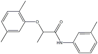 2-(2,5-dimethylphenoxy)-N-(3-methylphenyl)propanamide Struktur