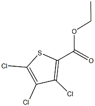 ethyl 3,4,5-trichloro-2-thiophenecarboxylate Struktur