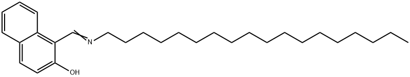 1-[(octadecylimino)methyl]-2-naphthol Struktur