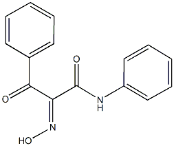 2-(hydroxyimino)-3-oxo-N,3-diphenylpropanamide Struktur