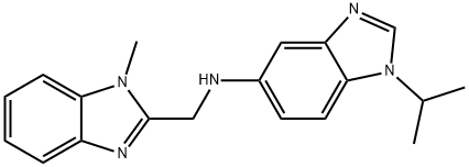 1-isopropyl-N-[(1-methyl-1H-benzimidazol-2-yl)methyl]-1H-benzimidazol-5-amine Struktur