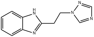 2-[2-(1H-1,2,4-triazol-1-yl)ethyl]-1H-benzimidazole Struktur