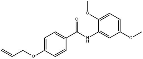 4-(allyloxy)-N-(2,5-dimethoxyphenyl)benzamide Struktur