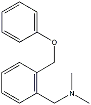 N,N-dimethyl-N-[2-(phenoxymethyl)benzyl]amine Struktur