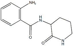 2-amino-N-(2-oxo-3-piperidinyl)benzamide Struktur