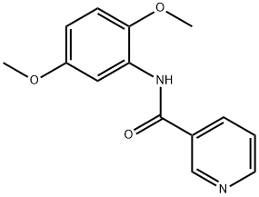 N-(2,5-dimethoxyphenyl)nicotinamide Struktur