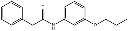 2-phenyl-N-(3-propoxyphenyl)acetamide Struktur