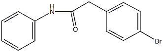 2-(4-bromophenyl)-N-phenylacetamide Struktur