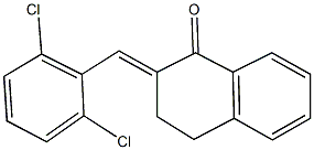 2-(2,6-dichlorobenzylidene)-3,4-dihydro-1(2H)-naphthalenone Struktur