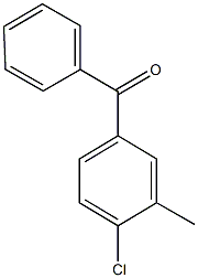 (4-chloro-3-methylphenyl)(phenyl)methanone Struktur