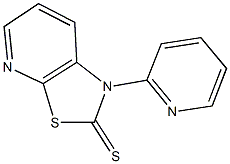 1-(2-pyridinyl)[1,3]thiazolo[5,4-b]pyridine-2(1H)-thione Struktur